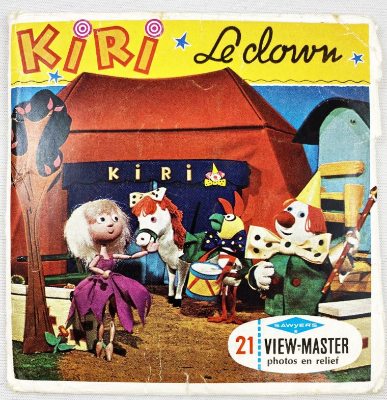 Kiri Le Clown – View-Master (Sawyer'S Inc.) – Pochette De 3 Disques (21 concernant Kiri Le Clown