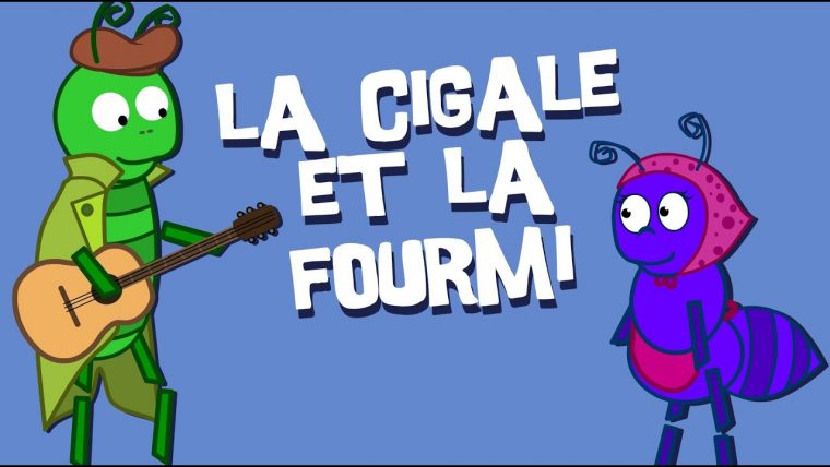 La Cigale Et La Fourmi (Version Moderne) – Fables De La Fontaine – concernant Dessin De Cigale