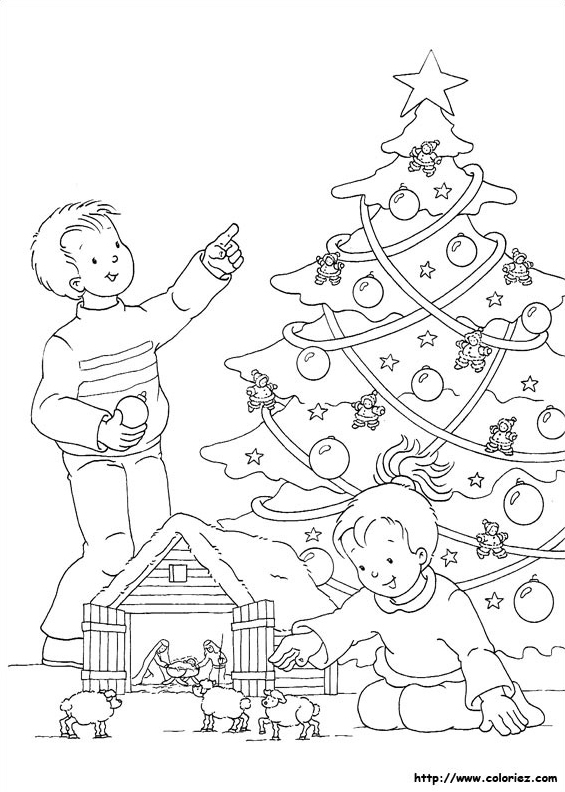 La Crèche De Noël avec Dessin De Creche De Noel A Imprimer 