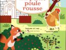 La Petite Poule Rousse De Collectifs Jeunesse, De Collectif - Livre à Coloriage La Petite Poule Rousse