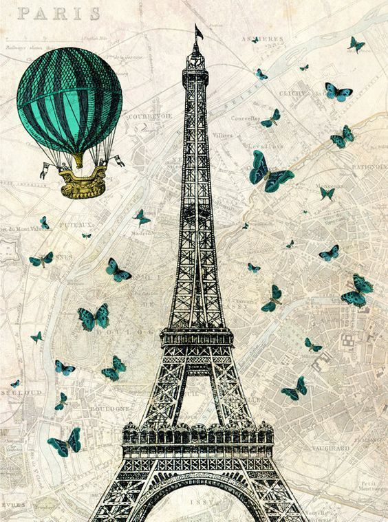 La Tour Eiffel En Images Et Maurice Carême - La Chimère Écarlate tout Dessin De Tour 