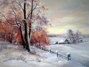 Landscape Paintings, Winter Painting, Landscape Art dedans Dessin Paysage Hiver