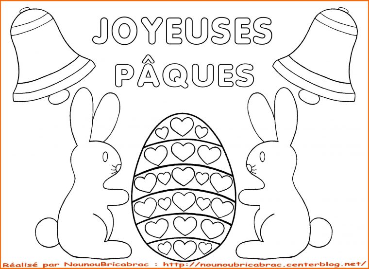 Lapins Et Oeuf Surprise *Joyeuses Pâques* À Colorier – Dessin Oeufs destiné Lapin A Imprimer Pour Paques