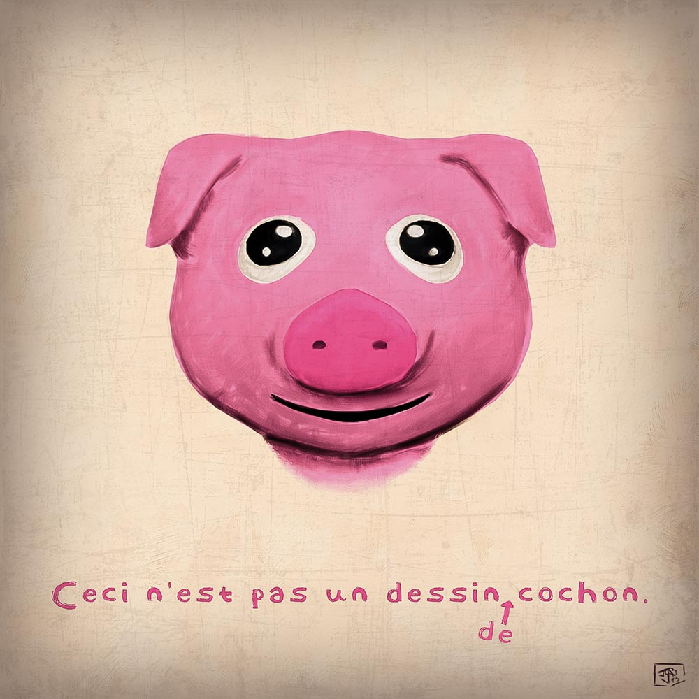 Le Blog De Pylb: Ceci N'Est Pas Un Dessin De Cochon dedans Dessin Tete De Cochon