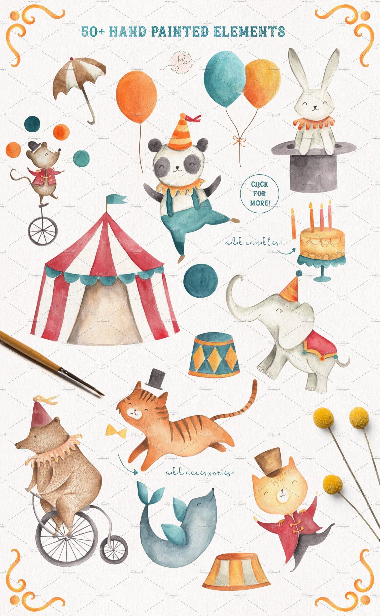 Le Cirque Magnifique  Circus Nursery Decor, Circus Illustration avec Dessin Cirque