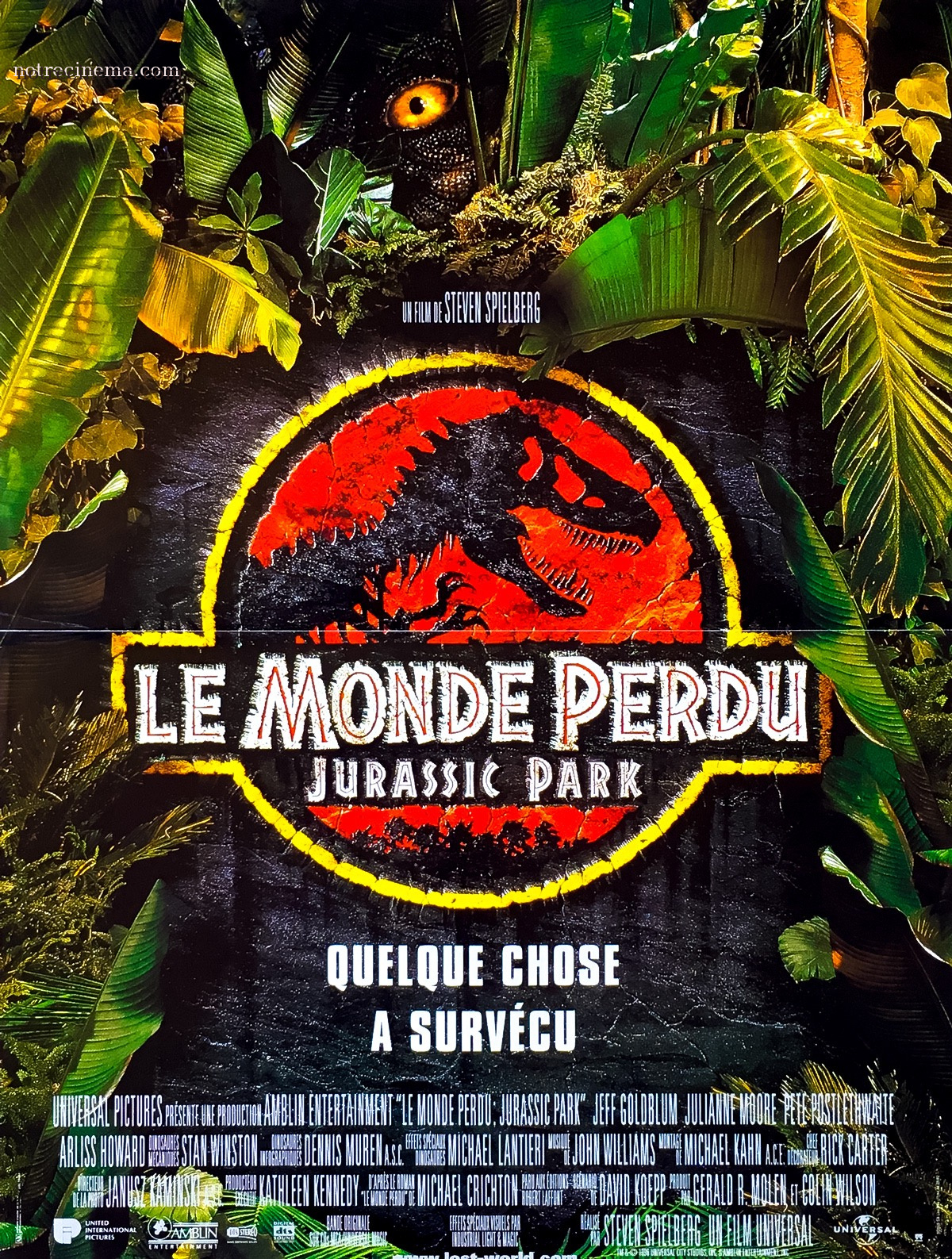 Le Monde Perdu: Jurassic Park (The Lost World: Jurassic Park) tout Affiche Jurassic Park