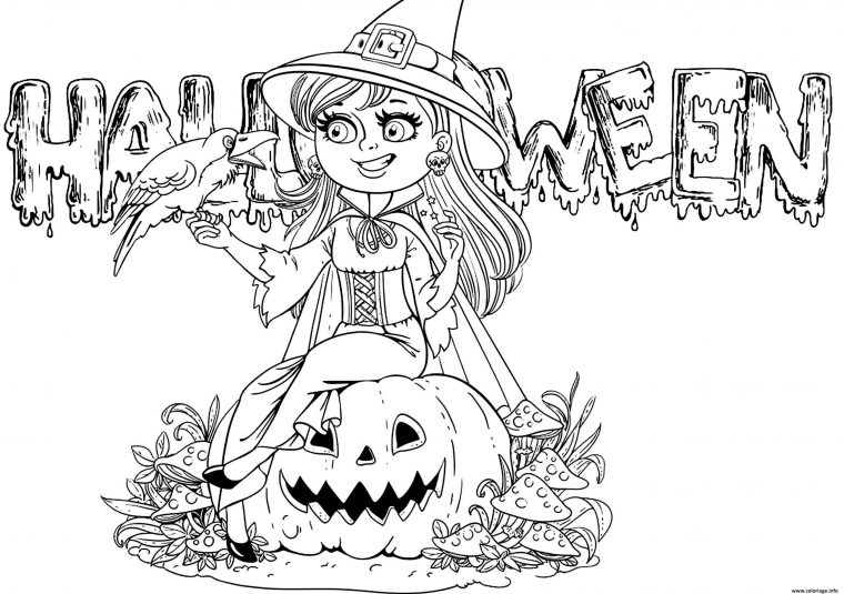 Le Plus Récent Pour Dessin Sorciere Manga Facile – Bethwyns Project serapportantà Coloriage D Halloween