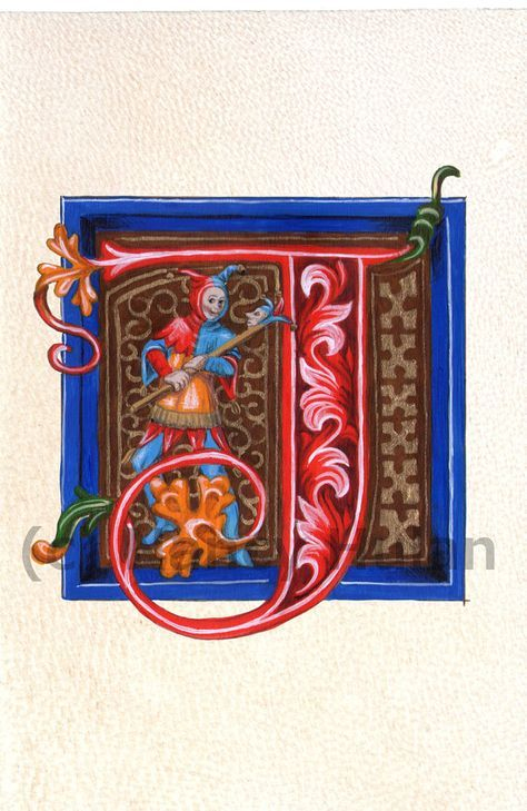 Lecture D&amp;#039;Un Message - Mail Orange  Painted Initials, Lettering concernant Lettrine Medievale Alphabet 