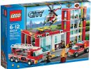 Lego City 60004 - La Caserne De Pompiers encequiconcerne Lego Pompier
