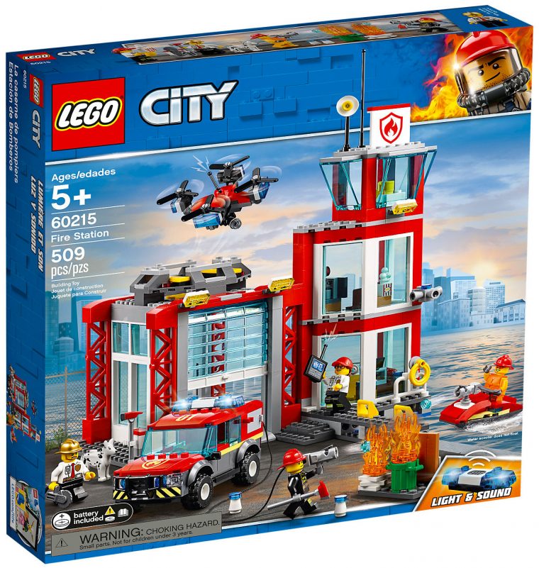 Lego City 60215 Pas Cher, La Caserne De Pompiers serapportantà Lego Pompier