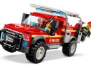 Lego City 60231 Pas Cher, Le Camion Du Chef Des Pompiers dedans Lego Pompier