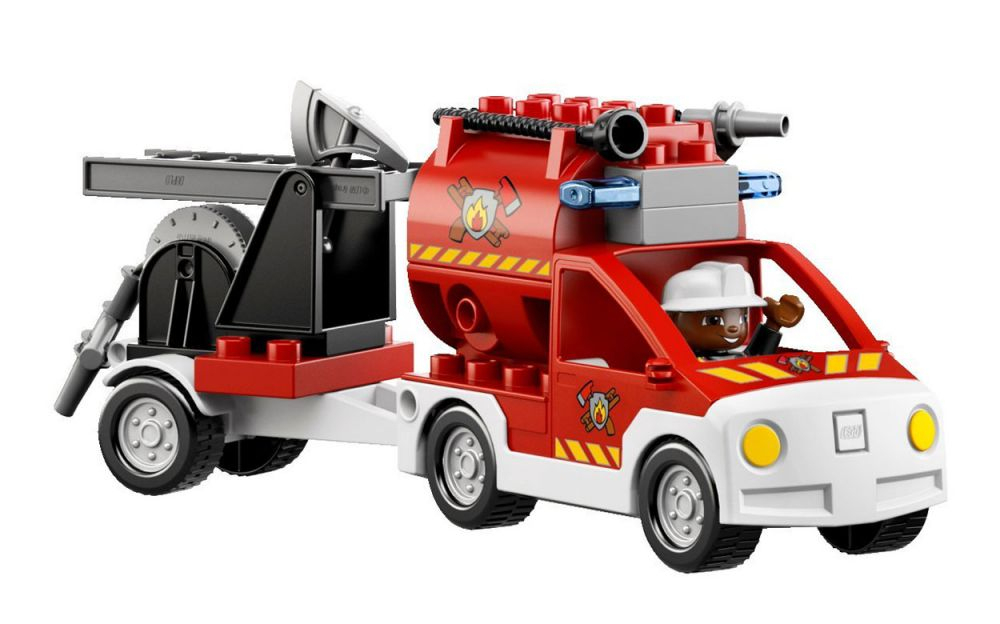 Lego Duplo 6168 Pas Cher, La Caserne Des Pompiers avec Lego Pompier 