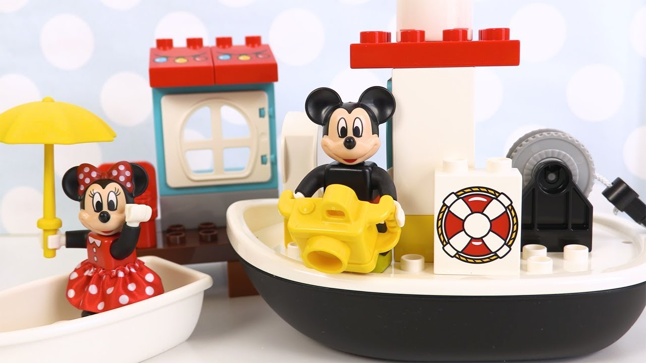 Lego Duplo Mickey Mouse Bateau Jeu De Construction Jouets Pour Petits encequiconcerne Bateau Mickey 