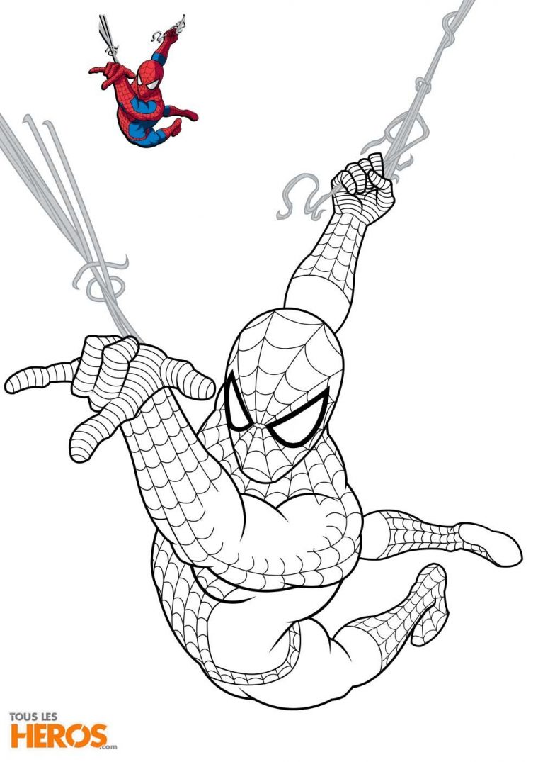 Lego Mega Spiderman Coloring Pages – Tripafethna concernant Dessin De Spiderman