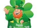 Leprechaun Voeux Le Jour De La Saint Patrick  Vecteur Premium intérieur Lutin St Patrick
