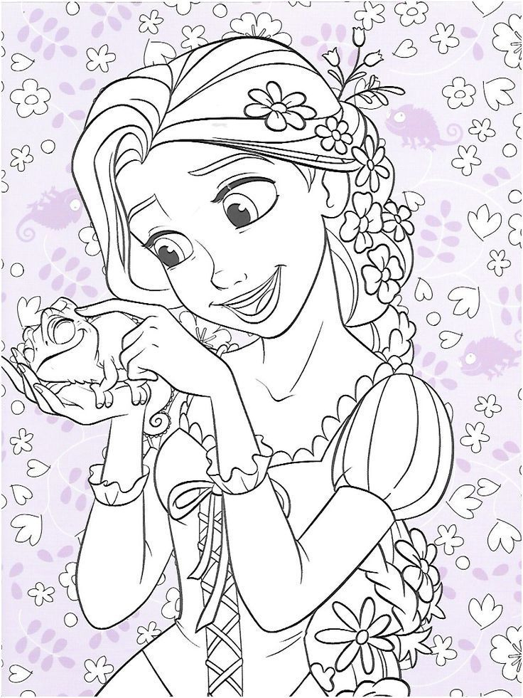 Les 230 Meilleures Images Du Tableau Coloriage Raiponce Coloriage concernant Coloriages Princesses À Imprimer