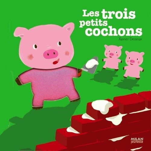 Les 3 Petits Cochons – Premiers Livres À Toucher – Livres 0-3 Ans destiné Vidéo Les Trois Petits Cochons