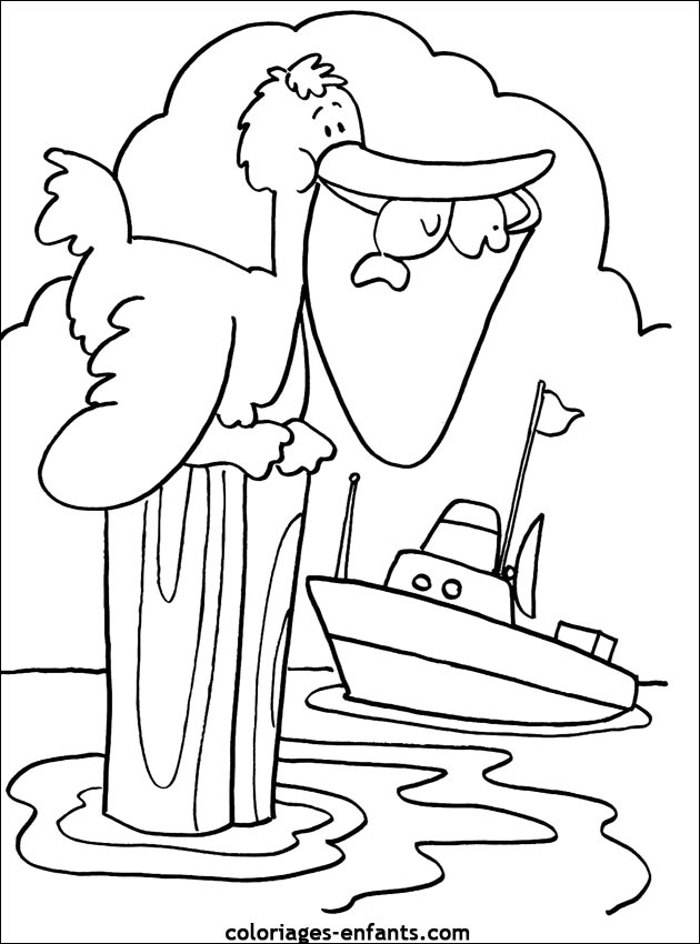 Les Coloriages De La Mer À Imprimer Sur Coloriages-Enfants à Coloriage Sur La Mer À Imprimer 