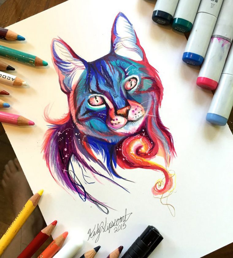 Les Dessins D'Animaux Au Crayon Et Feutre De Katy Lipscomb – Dessein De tout Animaux Dessins