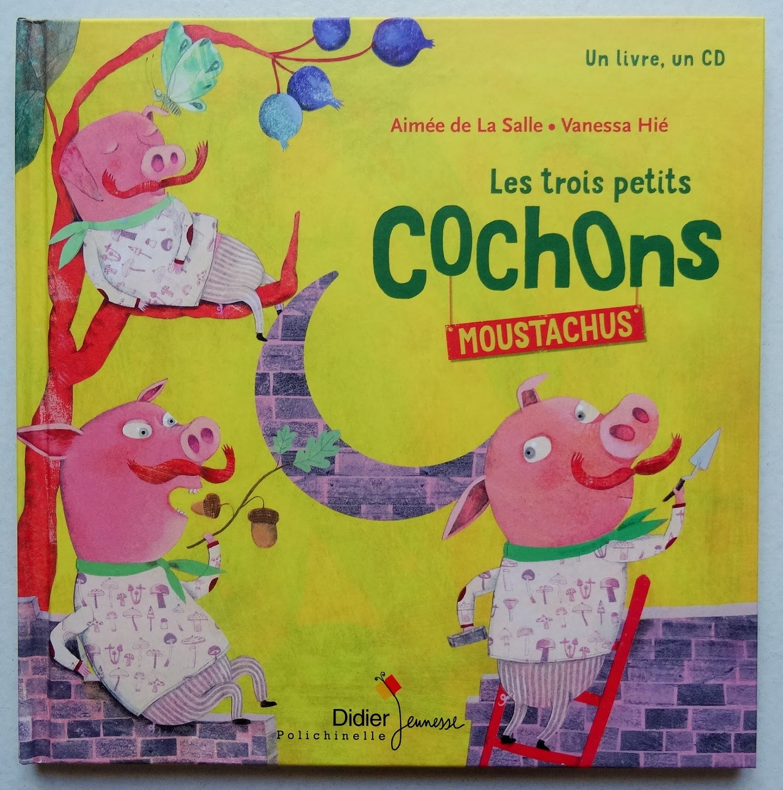 Les Mercredis De Julie: [Livre Cd] Les Trois Petits Cochons Moustachus pour Les Trois Petit Cochon Histoire