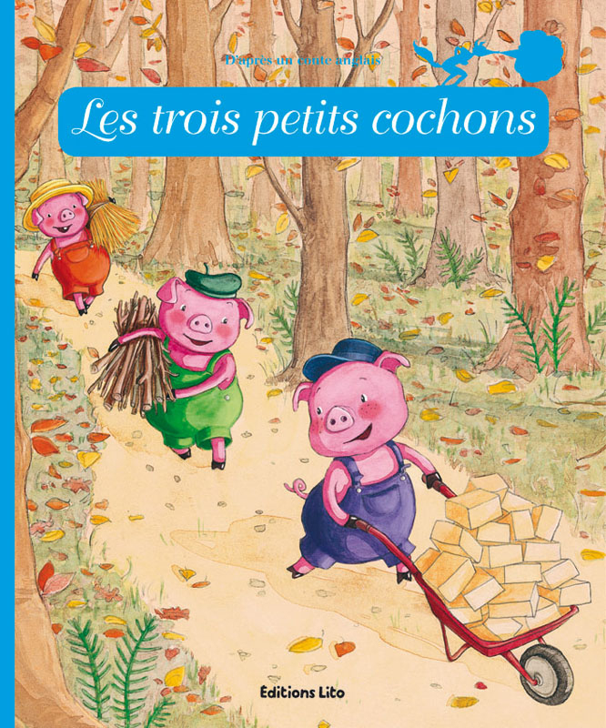 Les Trois Petits Cochons - Editions Lito intérieur Histoire Des Trois Petit Cochons 