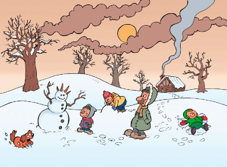 L'Hiver serapportantà Dessin Hiver