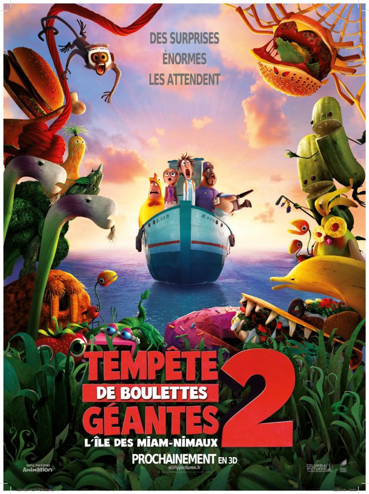 L'Île Des Miam-Nimaux : Tempête De Boulettes Géantes 2 – Bande-Annonce dedans Tempete De Boulette Geante