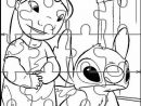 Lilo Et Stitch 61 Denteux À Imprimer Et Découper  Lilo Et Stitch tout Dessin De Puzzle À Imprimer