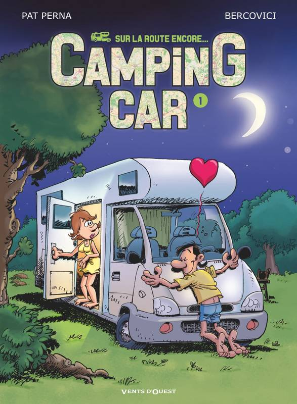 Livre: Camping Car - Tome 01, Perna, Pat, Vents D'Ouest, Humour avec Dessin Camping Car