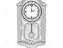 Livre De Coloriage D'Horloge De Pendule Pour Le Vecteur D'Adultes concernant Coloriage Horloge