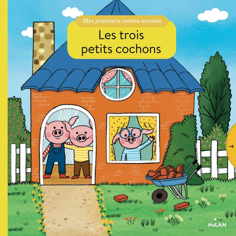 Livre: Les Trois Petits Cochons, Rosenberg Natascha, Editions Milan dedans Les 3 Ptit Cochon 