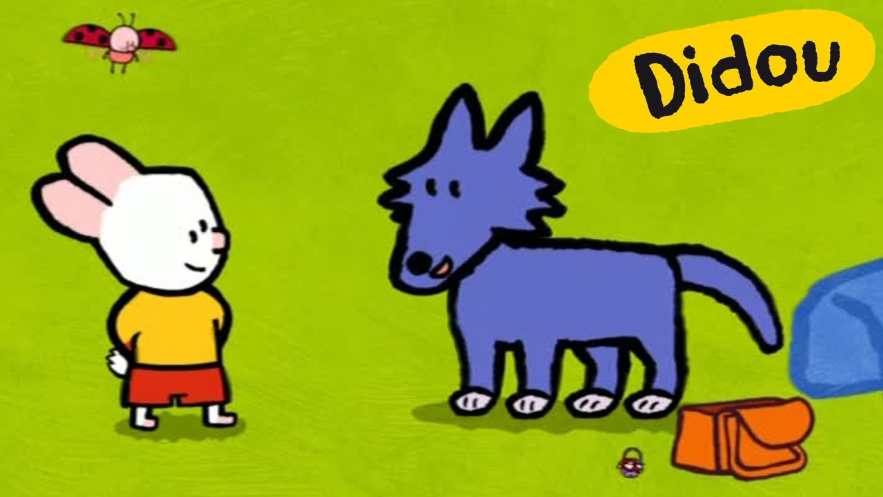 Loup - Didou, Dessine-Moi Un Loup Dessins Animés Pour Les Enfants concernant Coloriage Didou 