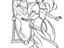 Lovely Ariel In Her Human Form On Disney Princesses Coloring Page pour Coloriage Princesse Ariel
