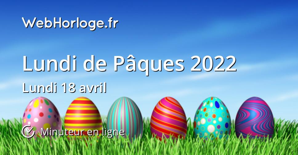 Lundi De Pâques 2022 - Minuteur En Ligne - Webhorloge.fr concernant Photo De Paques Gratuit 