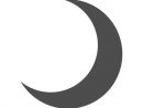 Lune Avec Yeux Silhouette Vecteur Symbole Icône De Dessin Animé — Image concernant Dessin Lune