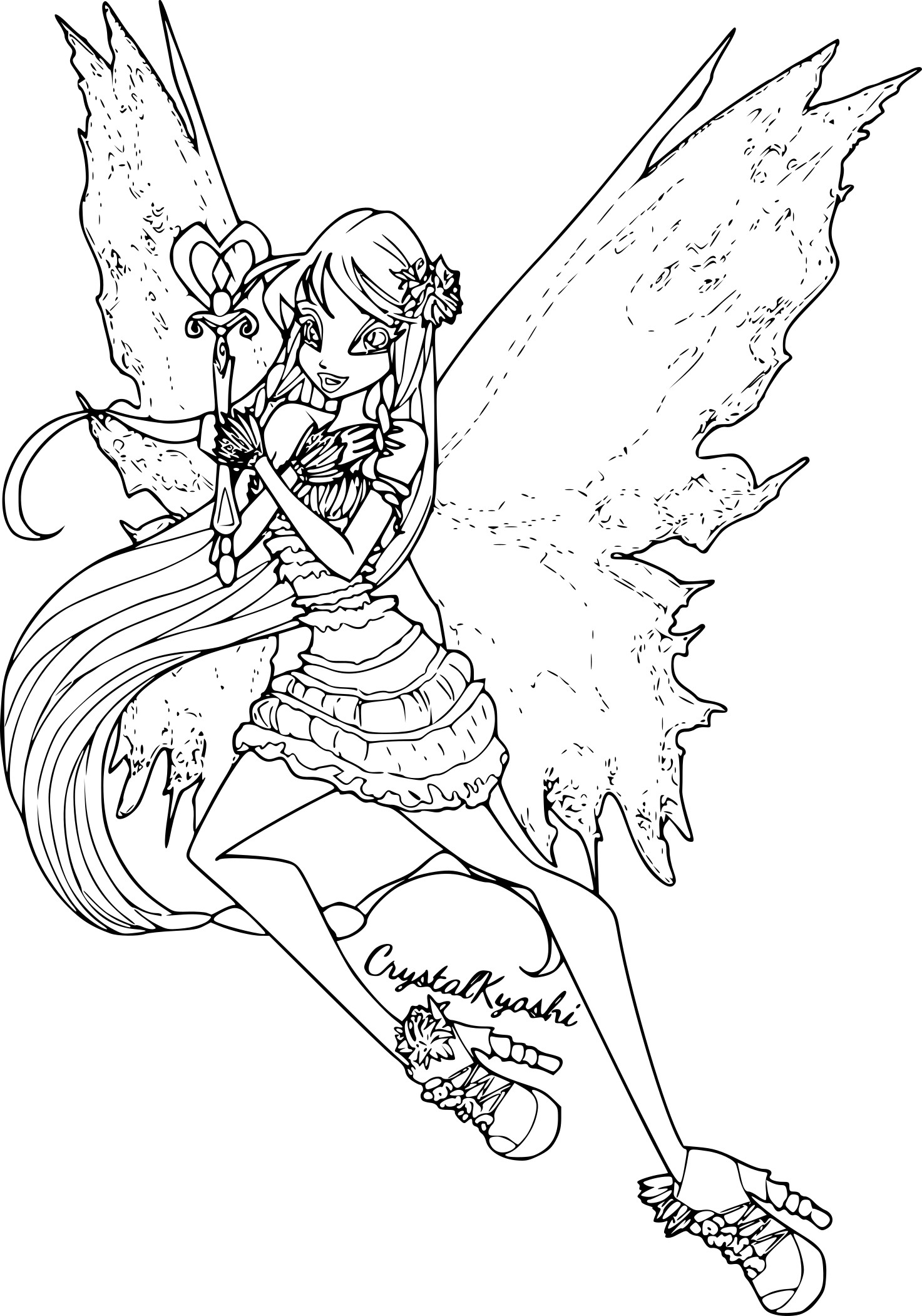 Luxe Dessin A Colorier Winx Bloom - Mademoiselleosaki destiné Dessin A Colorier Winx 