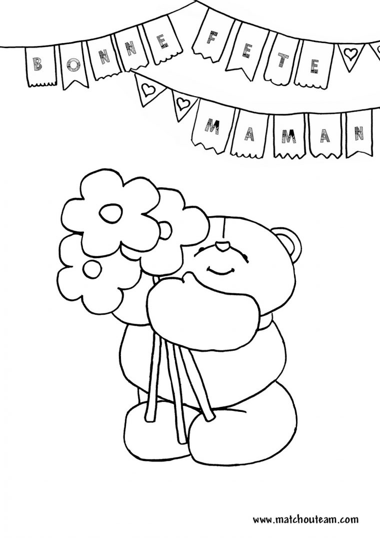 Ma Tchou Team: Un Coloriage Pour Ma Maman serapportantà Dessin Pour Anniversaire Mamie