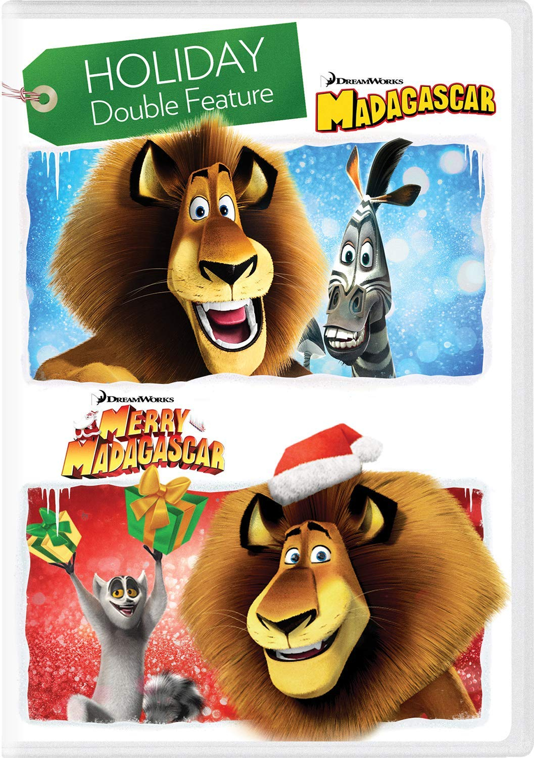Madagascar  Merry Madagascar - Holiday Double Feature Dvd - Walmart encequiconcerne Madagascar Film 1 