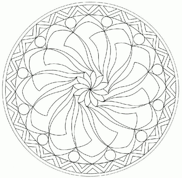 Mandala A Colorier avec Mandalas A Colorier