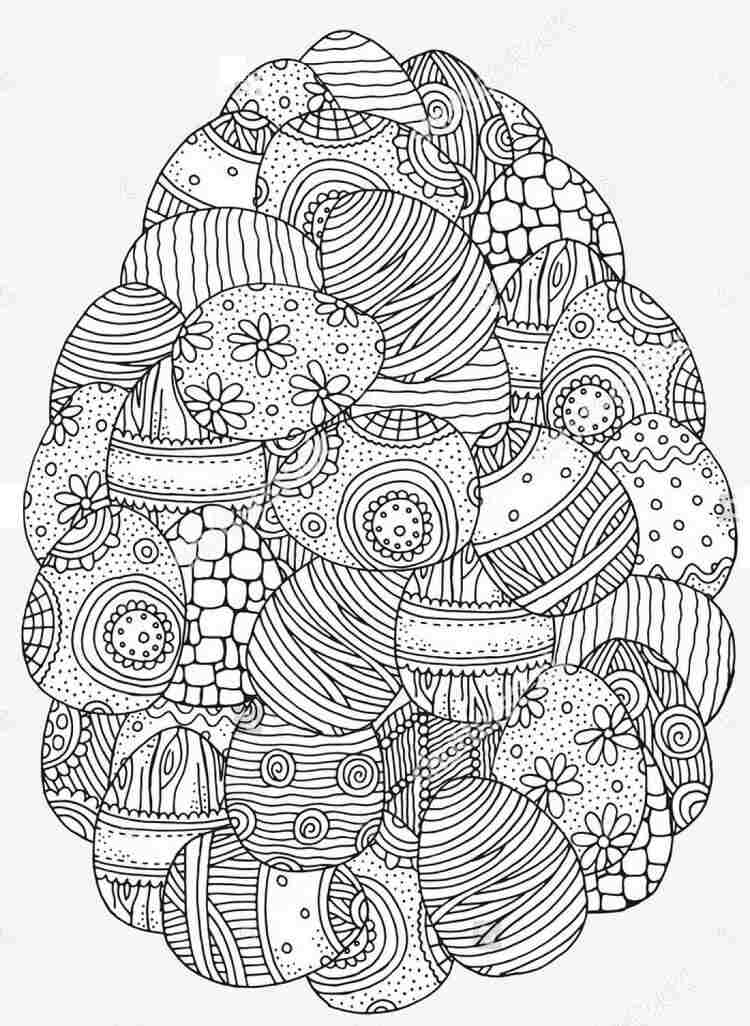 Mandala De Pâques Pour Adultes - 35 Coloriages À Imprimer Gratis dedans Dessin A Colorier A Imprimer 