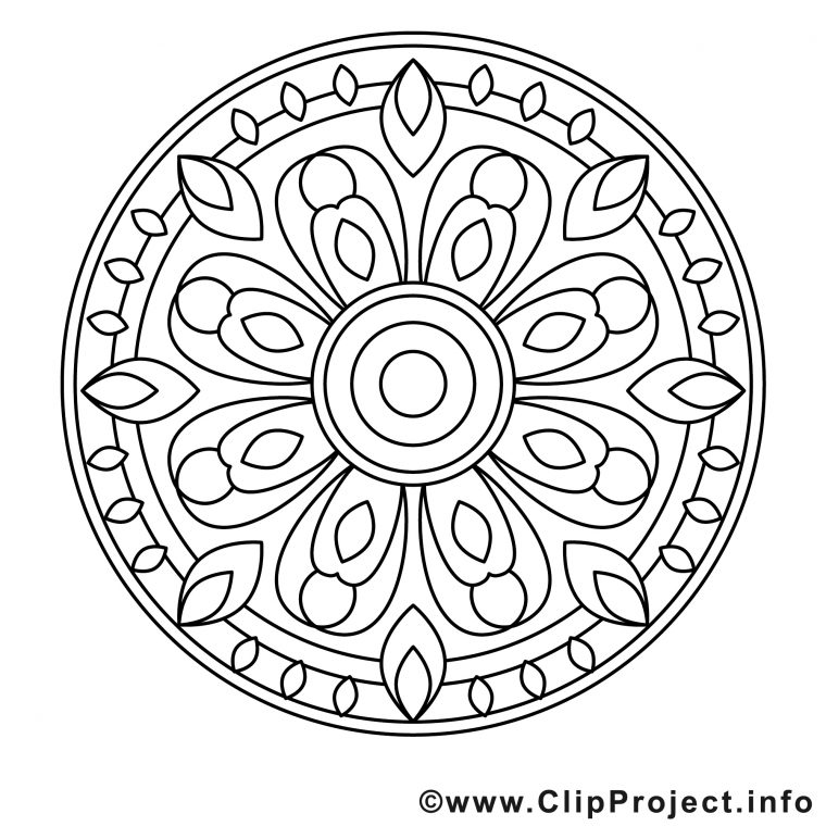 Mandalas Dessin Gratuits À Imprimer – Mandalas Coloriages Dessin intérieur Coloriage À Imprimer Mandala Gratuit