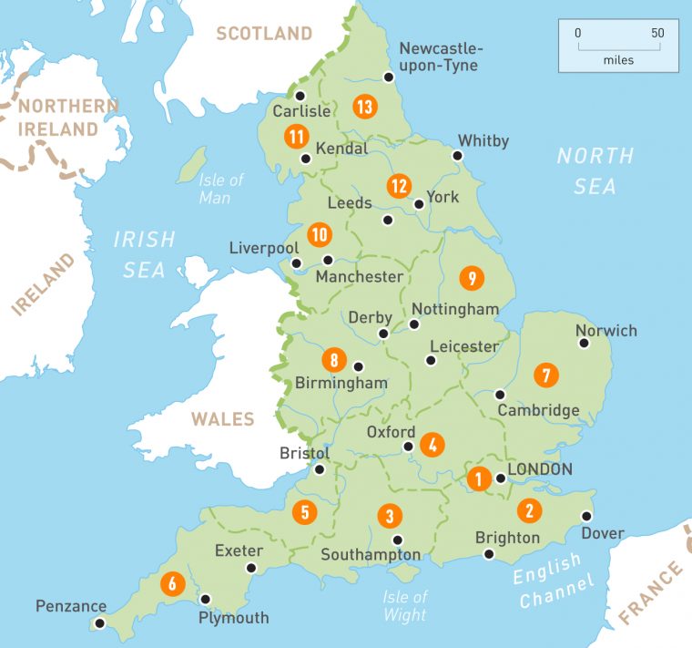 Map Of England  England Map, England Regions, Bristol England encequiconcerne Régions D Angleterre