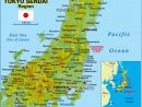 Map Of Tokyo - Sendai, Region (Region In Japan)  Welt-Atlas.de dedans Region Japon