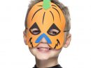 Masque Citrouille Halloween serapportantà Masque Halloween Enfant