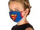Masque En Tissu Superman Pour Les Enfants [Achat En Ligne] tout Masque Pour Enfants