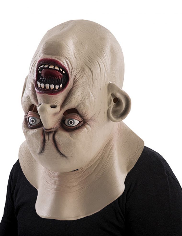 Masque Monstre Tête Inversée Adulte Halloween : Deguise-Toi, Achat De serapportantà Masque Halloween Enfant