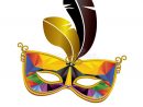Masque Multicolore De Carnaval Sur Le Fond Blanc Modèle De Triangle Sur pour Modele De Masque Carnaval