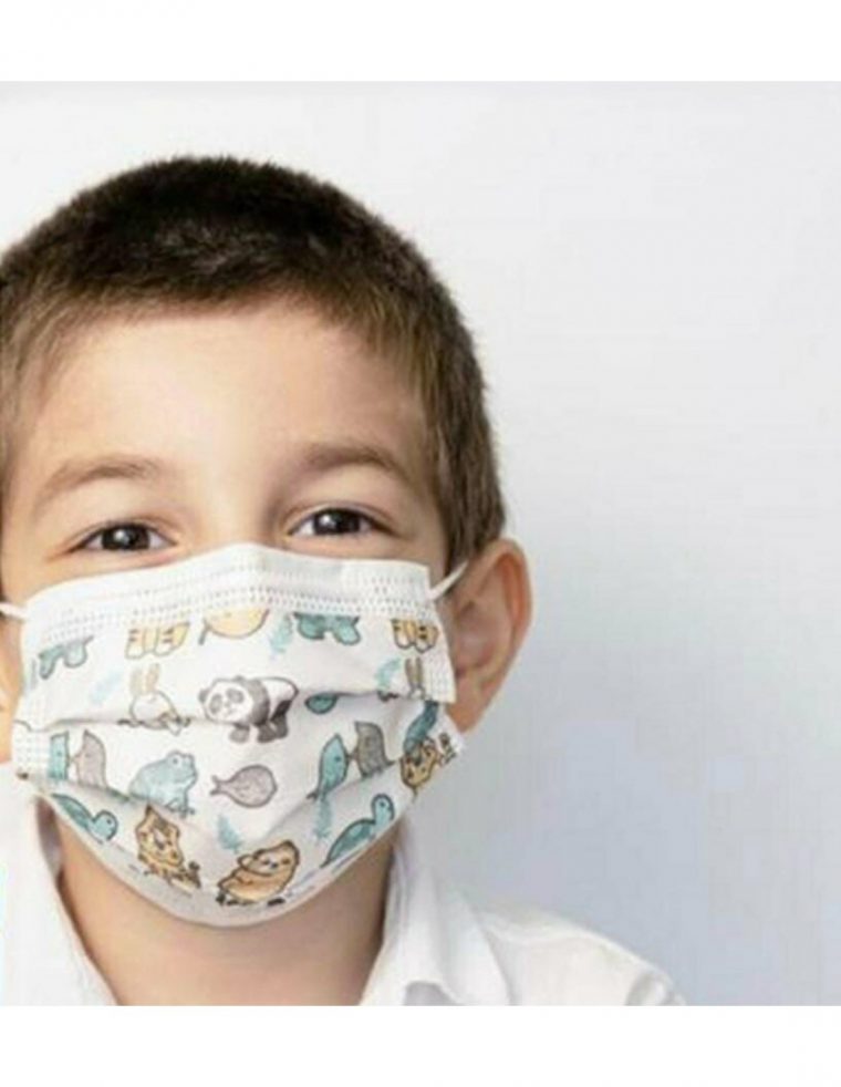 Masques Chirurgicaux 3 Plis Type Iir Pour Enfant – 50 Pièces dedans Masques Pour Enfants