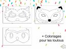 Masques De Carnaval Free Printable. Panda, Loup, Renard, Hibou destiné Masque Carnaval A Colorier