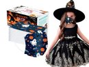 Masques Jetables Halloween Pour Enfants - Lot De 50 - Créer Son T Shirt intérieur Masque Halloween Enfant